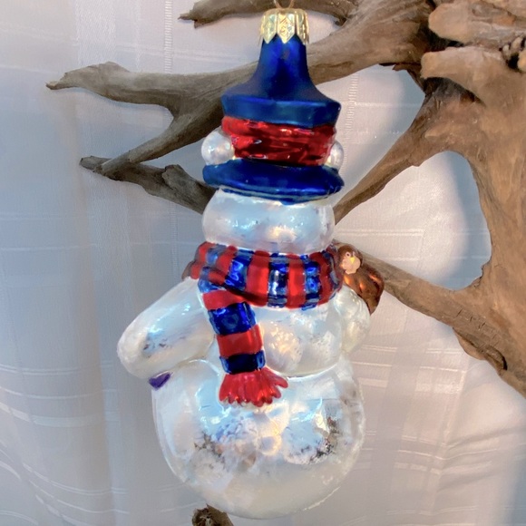 Christopher Radko Disney Winnie the Pooh Snowman Holiday Christmas Ornament 1998 - Picture 6 of 11